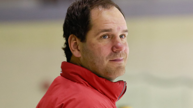 Ģirts Ankipāns, Latvijas U20 hokeja izlases galvenais treneris
Foto: Kaspars Volonts