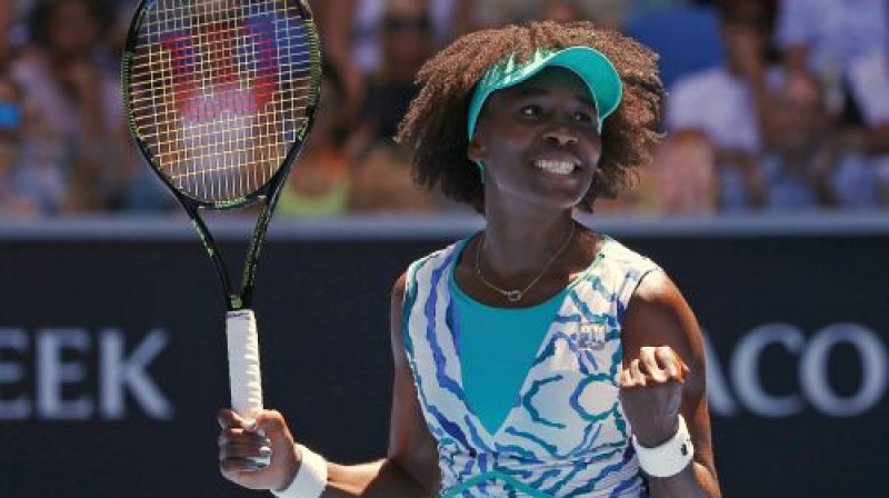 Venusa Viljamsa "Grand Slam" Top 16 spēlēs pirmoreiz kopš 2011. gada
Foto: Reuters/Scanpix