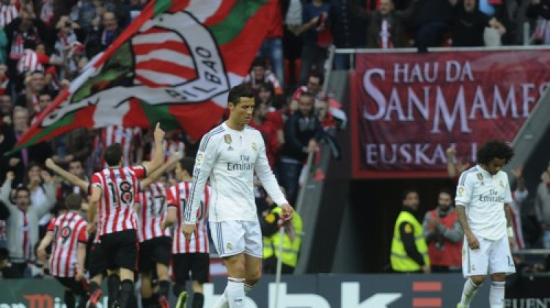 Bilbao "Athletic" svētki, "Real" zvaigznes nokārtām galvām
Foto: AFP/Scanpix