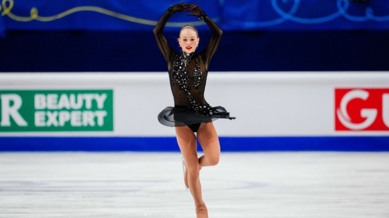 Angelīna Kučvaļska Eiropas čempionātā 
Foto: AFP / Scanpix