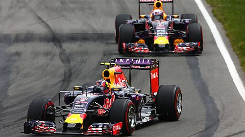 "Red Bull" komandas formulas Monreālas trasē
Foto: GETTY IMAGES NORTH AMERICA