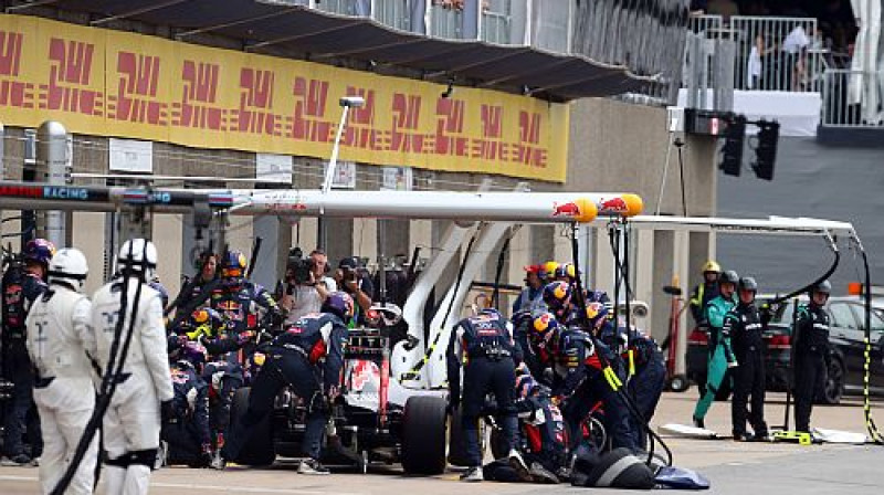 "Red Bull" komandas pitstops
Foto: LaPresse/Scanpix