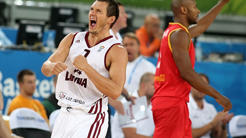 Latvija - Beļģija: jābūt revanšam!
Foto: FIBAEurope.com