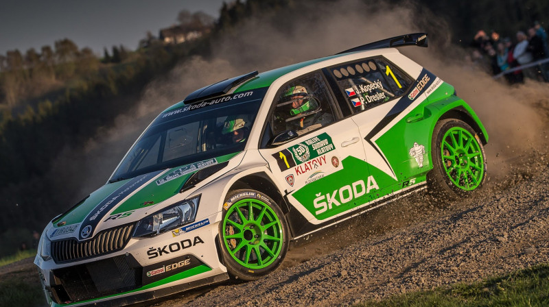 Kisiels brauks ar šādu "Skoda Fabia R5" rallija automašīnu
Foto: Skoda Motorsport