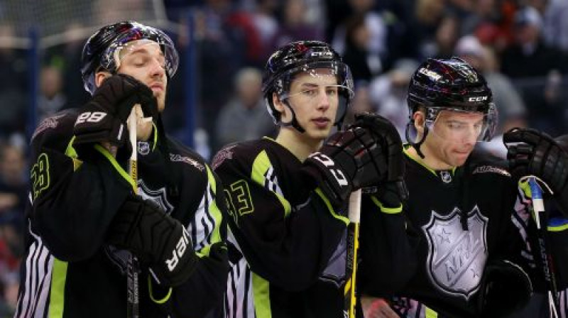 Zemgus Girgensons pagājušā gada Zvaigžņu spēlē
Foto: AFP/Scanpix