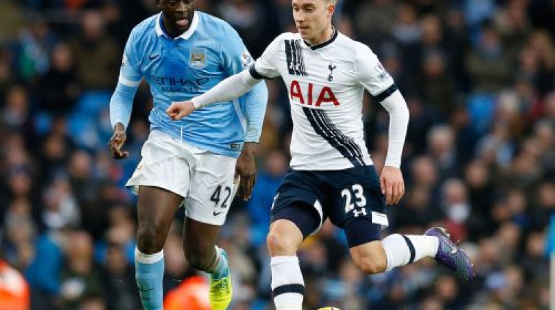 ''Tottenham Hotspur'' uzvaras vārtu autors Kristians Eriksens
Foto: AP/Scanpix