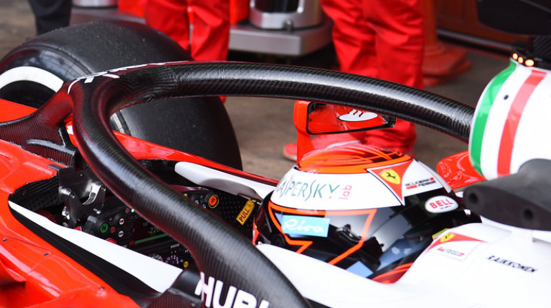 "Ferrari" testē "halo" aizsardzības risinājumu
Foto: skysports.com