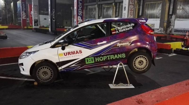 Ekipāžas auto
Foto: ''Hoptrans rally team''