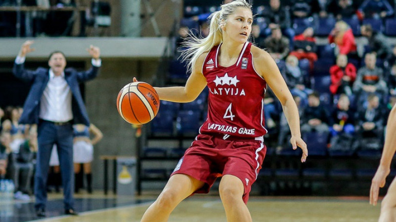 Elīna Babkina: 26 punkti pirmajā "play-off" spēlē Ungārijā
Foto: Ray Vysniauskas