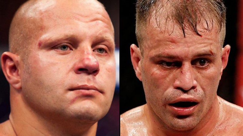 Fjodors Jemeļjaņenko (no kreisās) un Fabio Maldonado
Foto: sherdog.com