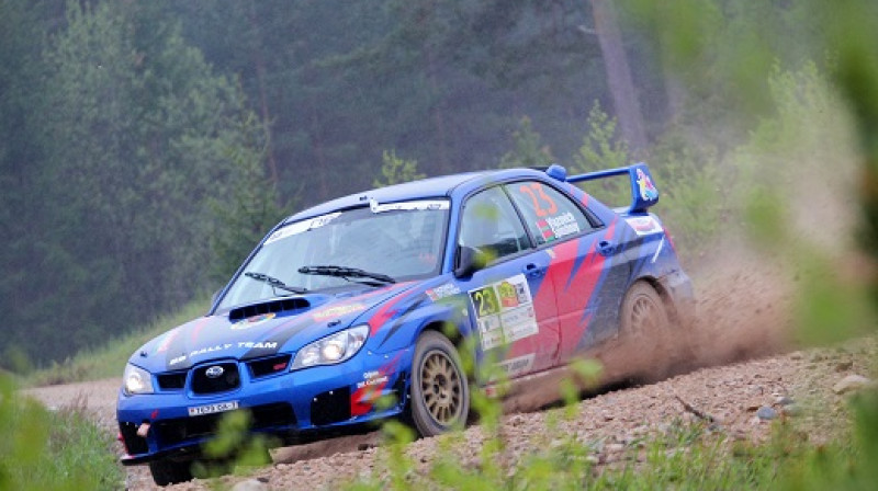 Sergejs Vjazoviņš ar "Subaru Impreza"
Foto: Reinis Grīnvalds