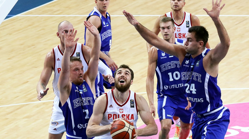 Polijas - Igaunijas spēle EuroBasket2017 kvalifikācijas turnīrā.
Foto: Andrzej Romanski (FIBA.com)