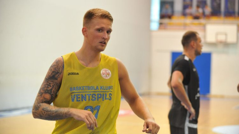 Aigars Šķēle pārbaudes spēlē
Foto: BK Ventspils