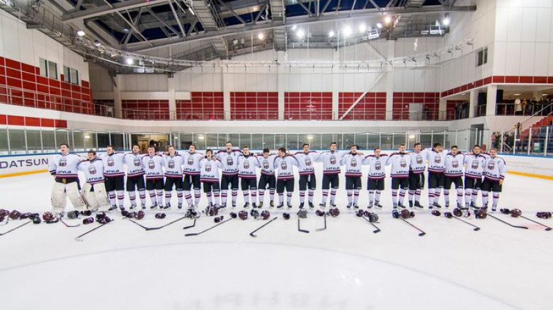 Latvijas U17 izlase pagājušā gada turnīrā Baltkrievijā
Foto: Hockey.by