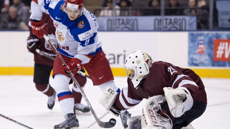 Pāvels Karnauhovs un Gustavs Grigals
Foto: AP/Scanpix