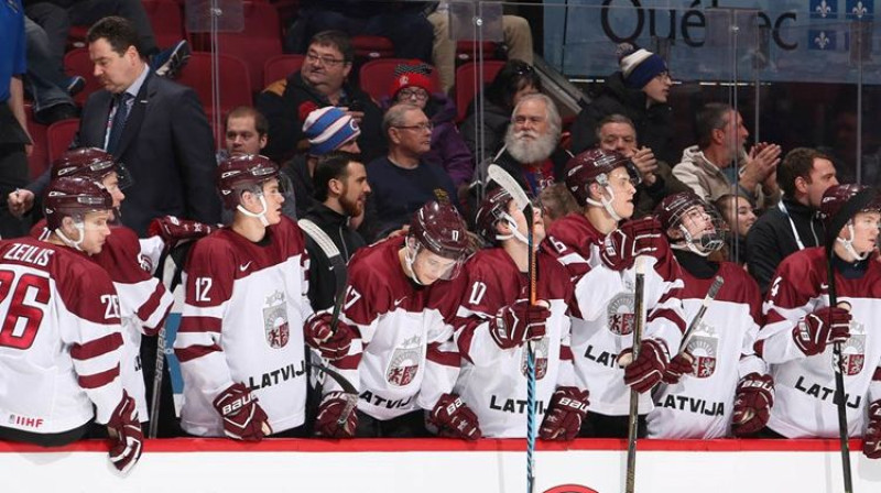 Latvijas U20 izlase
Foto: IIHF