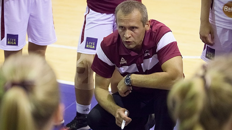 Latvijas U18 un U19 izlases treneris Ainārs Čukste
Foto: fibaeurope.com