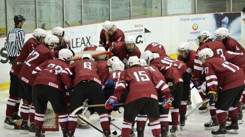 Latvijas U18 izlase
Foto: Jekaterina Urošļeva/Scanpix