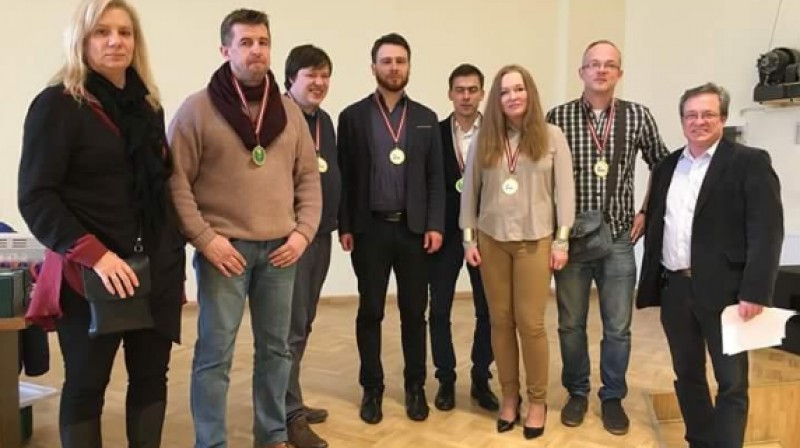 Latvijas komandu čempionāta uzvarētāji "Ararat"