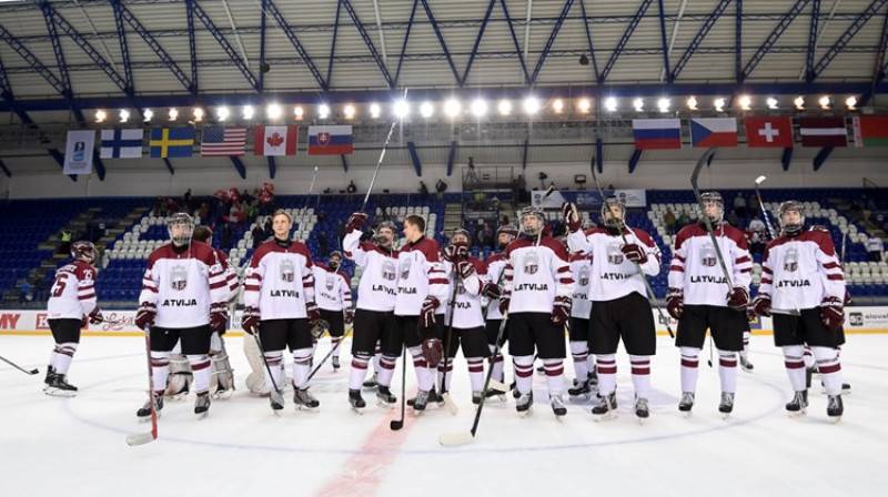 Latvijas U-18 hokeja izlase
Foto: http://u18worlds2017.iihf.com