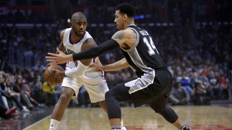 Kriss Pols spēlē pret "Spurs"
Foto: USA Today Sports/Scanpix