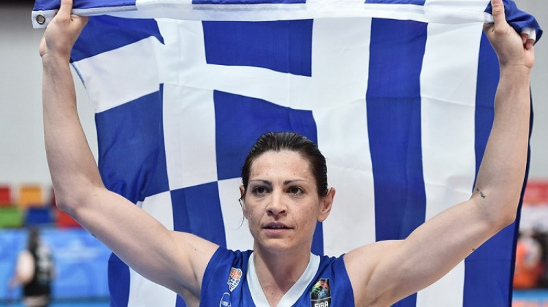 Grieķijas līdere Evantija Malci
Foto: fiba.com