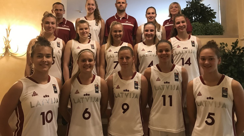 Latvijas U19 basketbola izlase
Foto: LBS