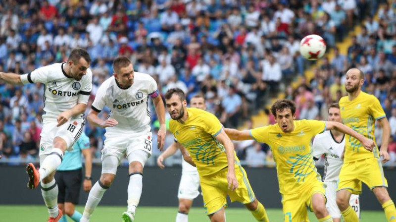 "Legia" pret "Astana"
Foto:  Imago/Newspix/Scanpix