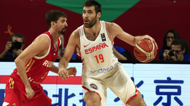 Fernando San Emeterio Eiropas basketbola čempionātā Spānijas izlases sastāvā
Foto: AP/Scanpix