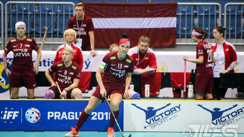 Latvietes centīsies no Bratislavas atvadīties ar pozitīvām emocijām
Foto: Ritvars Raits, Floorball.lv