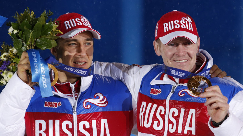 Aleksejs Vojevoda un Aleksandrs Zubkovs
Foto: Reuters/Scanpix