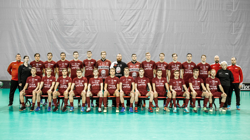 Latvijas vīriešu izlase
Foto: Raivo Sarelainens, floorball.lv