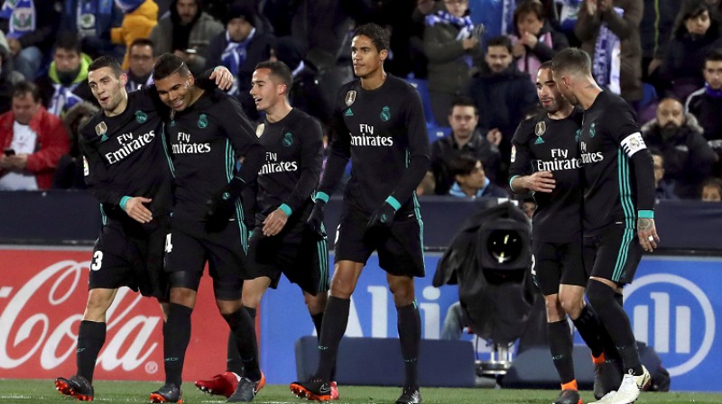 Madrides "Real" pēc Kazemiru gūtajiem vārtiem
Foto: EPA/Scanpix