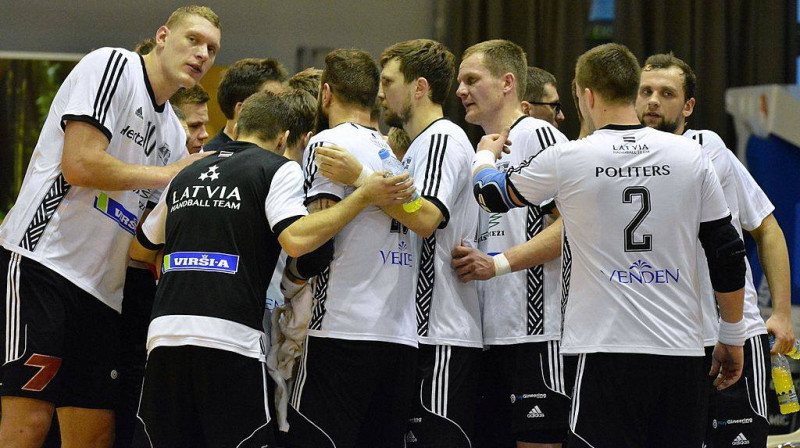 Latvijas vīriešu handbola izlase
Foto: Romualds Vambuts