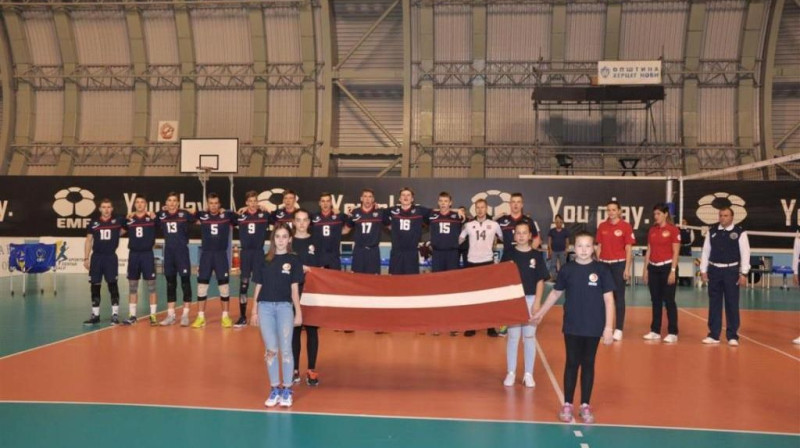 Latvijas U20 volejbola izlase
Foto: Latvijas Volejbola federācija