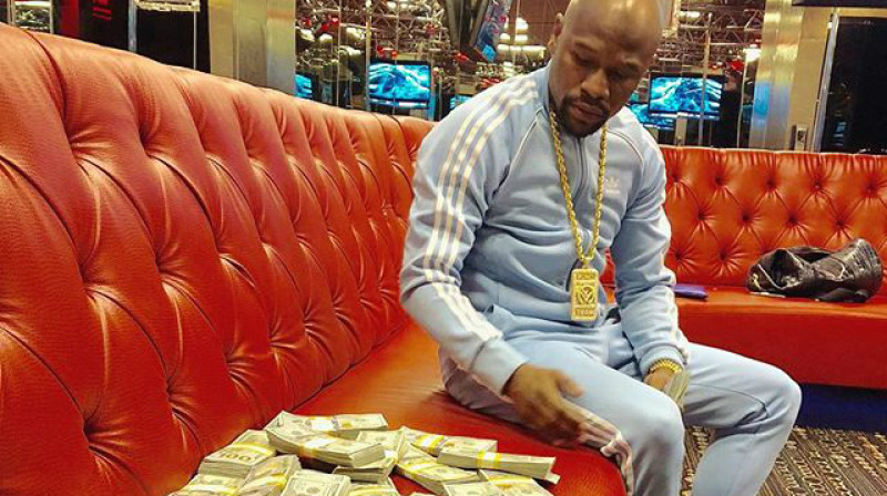 Floids Meivezers un nauda 
Foto: instagram.com/floydmayweather