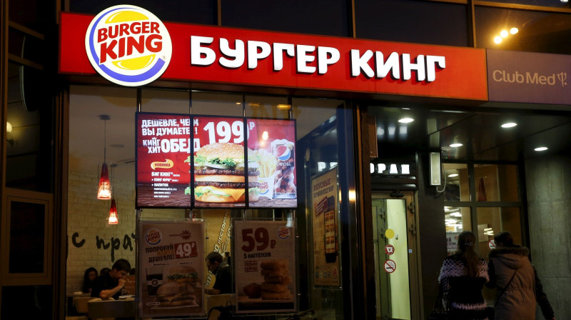 "Burger King" ēstuve Maskavā
Foto: Reuters/Scanpix