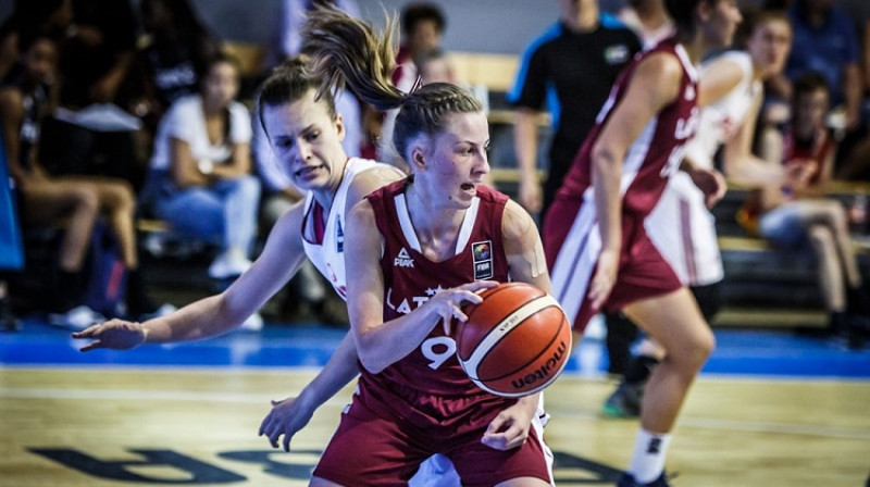 Dinija Pāvelsone: sirēnlauzis spēlē pret Poliju
Foto: FIBA