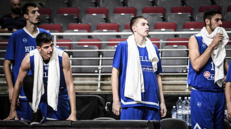 Grieķijas izlases U18 basketbolisti
Foto: FIBA