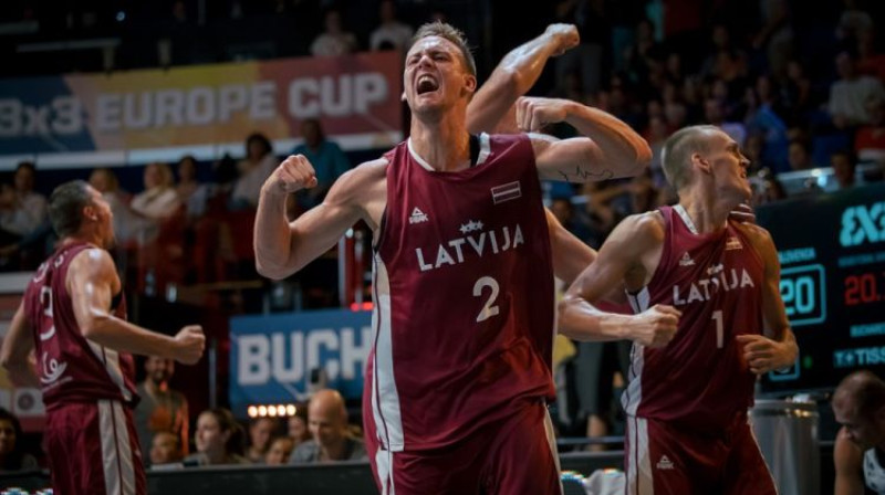 Latvijas 3x3 basketbola izlase. Foto: FIBA