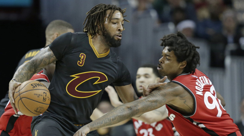 Deriks Viljamss karjeras laikā ir pārstāvējis sešas NBA komandas, arī Klīvlendas "Cavaliers". Foto: AP/Scanpix