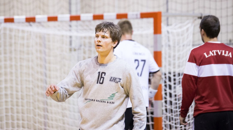 Raitis Puriņš. Foto: handball.lv