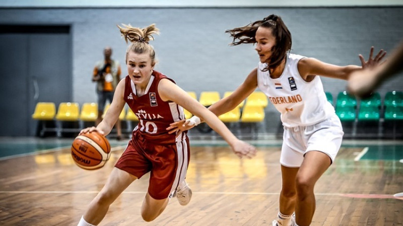 Elizabete Bulāne: 19 punkti Eiropas U16 Čempionu kausa pusfinālā. Foto: FIBA