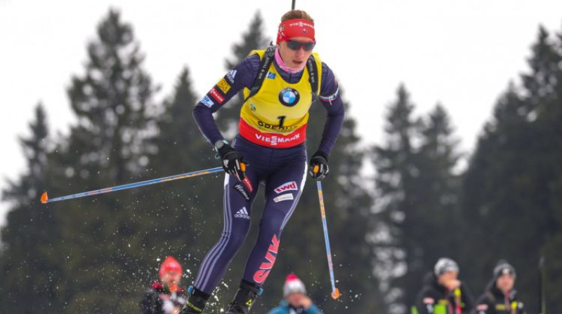 Anastasija Kuzmina. Foto: EPA/Armando Babani