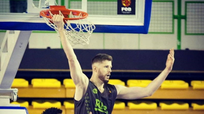 Dāvis Rozītis: desmitā uzvara "LEB Oro" līgā. Foto: Ourense Baloncesto