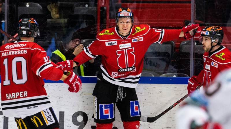 Rodrigo Ābols. Foto: Orebro Hockey.