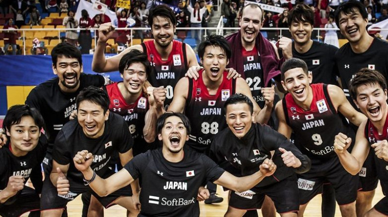 Japānas izlase. Foto: FIBA