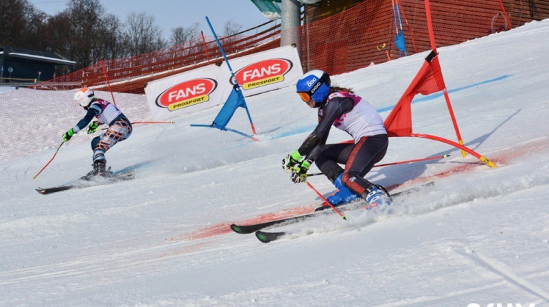 Paralēlais slaloms Siguldā 2018. gadā
Foto: E.Lukšo/Ski.lv