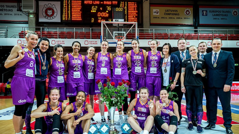 TTT basketbolistes: Latvijas, Igaunijas un Lietuvas līgas čempiones. Foto: Augustas Didžgalvis