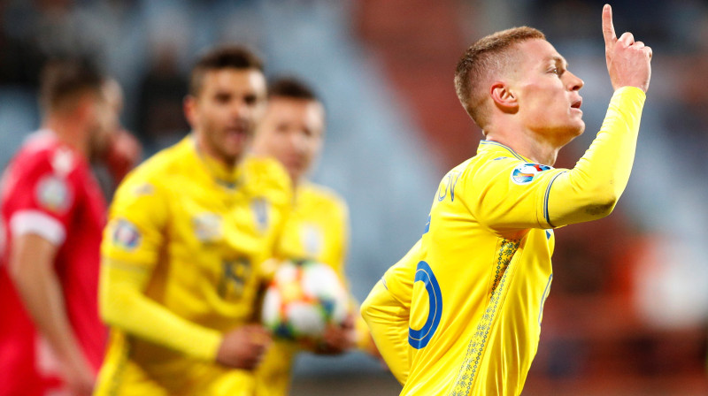 Ukrainas izlases futbolists Viktors Cigankovs. Foto: Francois Lenoir/Reuters/Scanpix